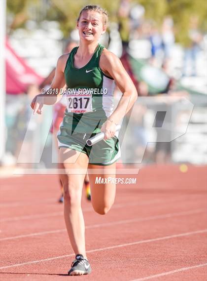 Thumbnail 1 in AIA Girls Track & Field Preliminaries D3 & D4 (4 x 100 Relay) photogallery.