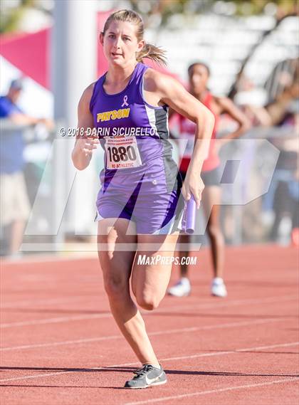 Thumbnail 1 in AIA Girls Track & Field Preliminaries D3 & D4 (4 x 100 Relay) photogallery.