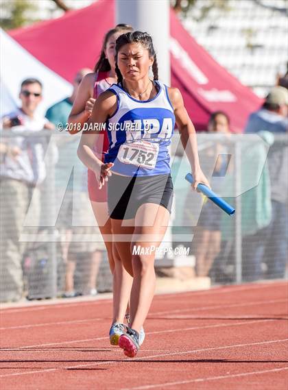 Thumbnail 2 in AIA Girls Track & Field Preliminaries D3 & D4 (4 x 100 Relay) photogallery.
