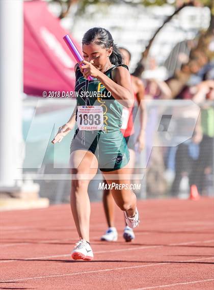 Thumbnail 3 in AIA Girls Track & Field Preliminaries D3 & D4 (4 x 100 Relay) photogallery.