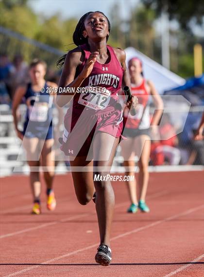 Thumbnail 3 in AIA Girls Track & Field Preliminaries D3 & D4 (4 x 100 Relay) photogallery.