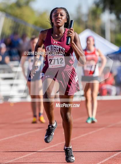 Thumbnail 1 in AIA Girls Track & Field Preliminaries D3 & D4 (4 x 100 Relay) photogallery.