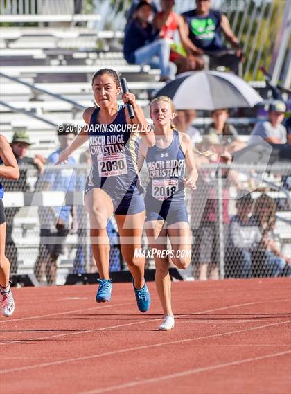 Thumbnail 1 in AIA Girls Track & Field Preliminaries D3 & D4 (4 x 100 Relay) photogallery.