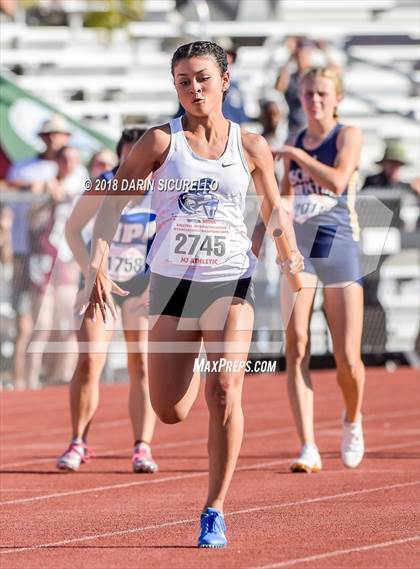 Thumbnail 1 in AIA Girls Track & Field Preliminaries D3 & D4 (4 x 100 Relay) photogallery.