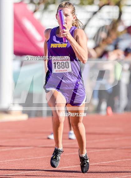 Thumbnail 3 in AIA Girls Track & Field Preliminaries D3 & D4 (4 x 100 Relay) photogallery.