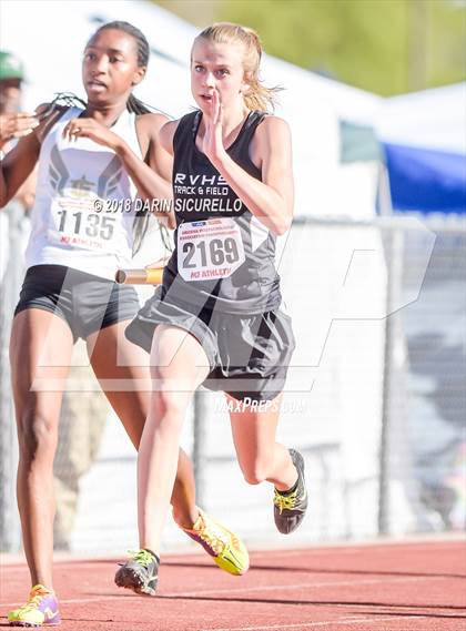 Thumbnail 2 in AIA Girls Track & Field Preliminaries D3 & D4 (4 x 100 Relay) photogallery.
