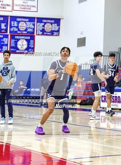 Thumbnail 1 in Loyola@Crossroads (CIF-SS Division 1 Round 1) photogallery.