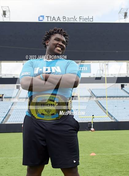 Thumbnail 2 in Oakleaf High (Jaguars Prep 11-On Lineman Challenge Award) photogallery.