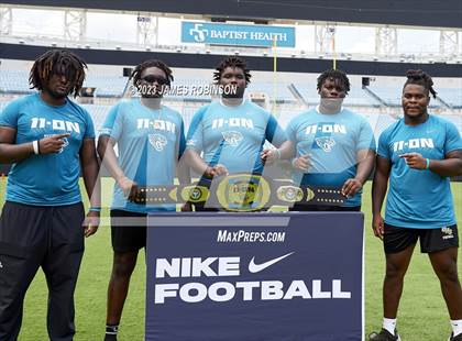 Thumbnail 2 in Oakleaf High (Jaguars Prep 11-On Lineman Challenge Award) photogallery.