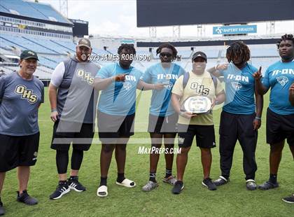 Thumbnail 2 in Oakleaf High (Jaguars Prep 11-On Lineman Challenge Award) photogallery.