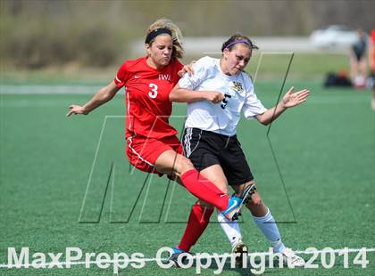 Thumbnail 3 in Incarnate Word Academy vs Fort Zumwalt East (St. Louis Soccer Classic) photogallery.