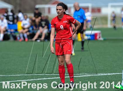 Thumbnail 2 in Incarnate Word Academy vs Fort Zumwalt East (St. Louis Soccer Classic) photogallery.
