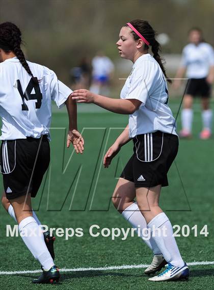 Thumbnail 3 in Incarnate Word Academy vs Fort Zumwalt East (St. Louis Soccer Classic) photogallery.
