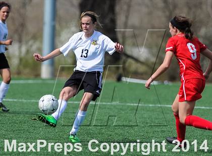Thumbnail 2 in Incarnate Word Academy vs Fort Zumwalt East (St. Louis Soccer Classic) photogallery.