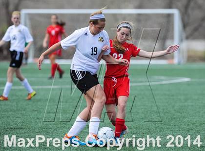 Thumbnail 3 in Incarnate Word Academy vs Fort Zumwalt East (St. Louis Soccer Classic) photogallery.