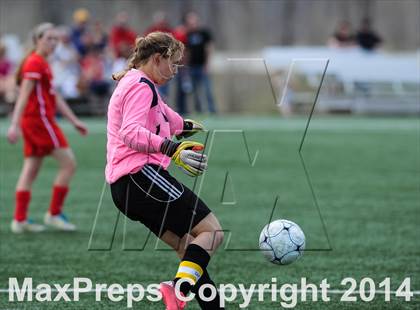Thumbnail 1 in Incarnate Word Academy vs Fort Zumwalt East (St. Louis Soccer Classic) photogallery.