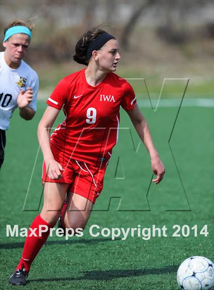 Thumbnail 3 in Incarnate Word Academy vs Fort Zumwalt East (St. Louis Soccer Classic) photogallery.