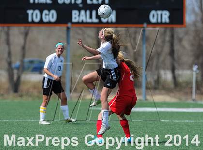 Thumbnail 3 in Incarnate Word Academy vs Fort Zumwalt East (St. Louis Soccer Classic) photogallery.