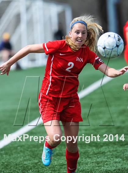 Thumbnail 1 in Incarnate Word Academy vs Fort Zumwalt East (St. Louis Soccer Classic) photogallery.