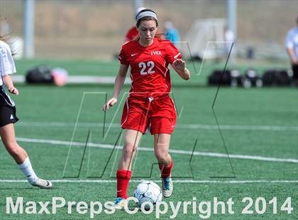 Thumbnail 2 in Incarnate Word Academy vs Fort Zumwalt East (St. Louis Soccer Classic) photogallery.
