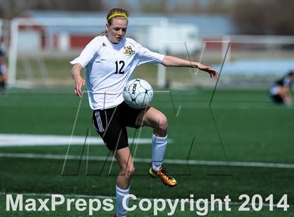 Thumbnail 3 in Incarnate Word Academy vs Fort Zumwalt East (St. Louis Soccer Classic) photogallery.