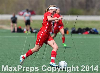 Thumbnail 3 in Incarnate Word Academy vs Fort Zumwalt East (St. Louis Soccer Classic) photogallery.
