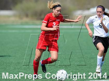 Thumbnail 1 in Incarnate Word Academy vs Fort Zumwalt East (St. Louis Soccer Classic) photogallery.