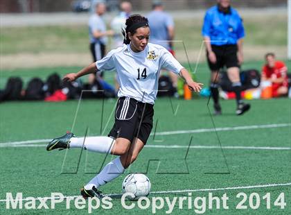 Thumbnail 3 in Incarnate Word Academy vs Fort Zumwalt East (St. Louis Soccer Classic) photogallery.