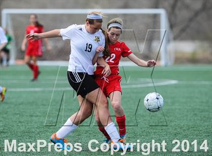 Thumbnail 1 in Incarnate Word Academy vs Fort Zumwalt East (St. Louis Soccer Classic) photogallery.