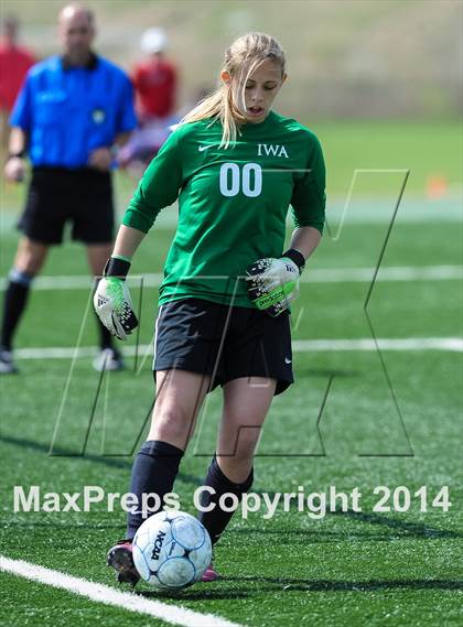 Thumbnail 3 in Incarnate Word Academy vs Fort Zumwalt East (St. Louis Soccer Classic) photogallery.