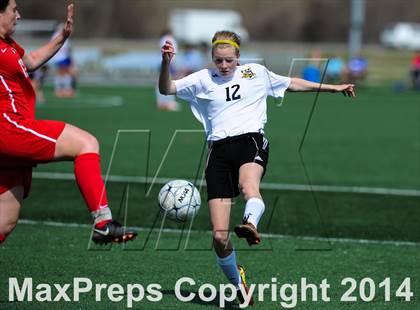 Thumbnail 2 in Incarnate Word Academy vs Fort Zumwalt East (St. Louis Soccer Classic) photogallery.