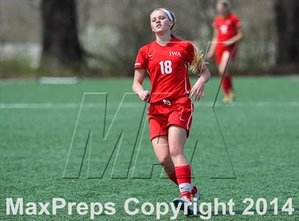 Thumbnail 1 in Incarnate Word Academy vs Fort Zumwalt East (St. Louis Soccer Classic) photogallery.