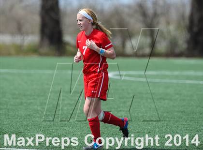 Thumbnail 2 in Incarnate Word Academy vs Fort Zumwalt East (St. Louis Soccer Classic) photogallery.