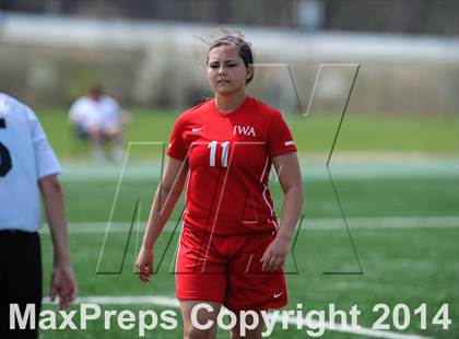 Thumbnail 2 in Incarnate Word Academy vs Fort Zumwalt East (St. Louis Soccer Classic) photogallery.