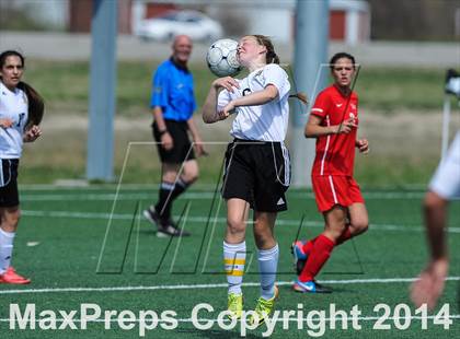 Thumbnail 2 in Incarnate Word Academy vs Fort Zumwalt East (St. Louis Soccer Classic) photogallery.