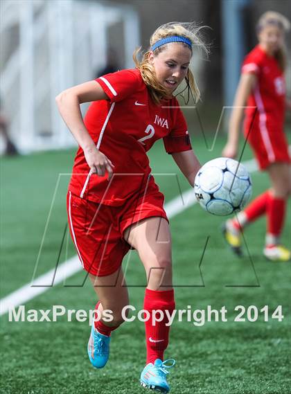 Thumbnail 3 in Incarnate Word Academy vs Fort Zumwalt East (St. Louis Soccer Classic) photogallery.