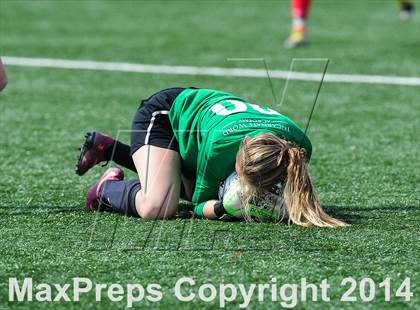 Thumbnail 2 in Incarnate Word Academy vs Fort Zumwalt East (St. Louis Soccer Classic) photogallery.