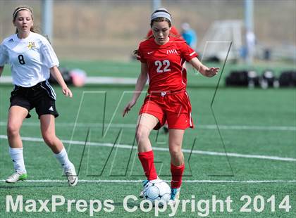 Thumbnail 1 in Incarnate Word Academy vs Fort Zumwalt East (St. Louis Soccer Classic) photogallery.