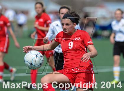 Thumbnail 1 in Incarnate Word Academy vs Fort Zumwalt East (St. Louis Soccer Classic) photogallery.
