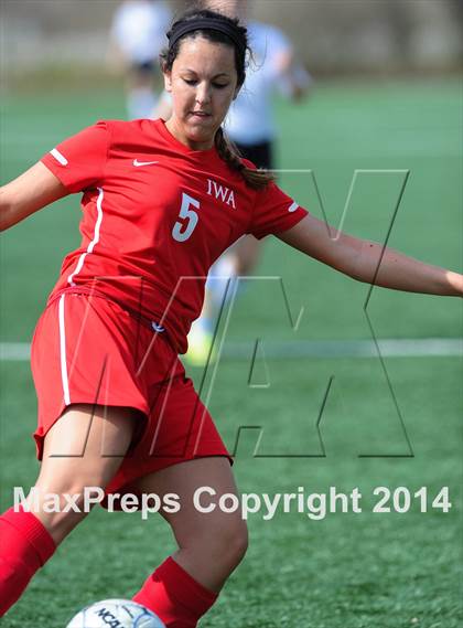 Thumbnail 1 in Incarnate Word Academy vs Fort Zumwalt East (St. Louis Soccer Classic) photogallery.