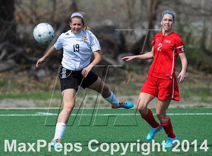 Thumbnail 1 in Incarnate Word Academy vs Fort Zumwalt East (St. Louis Soccer Classic) photogallery.