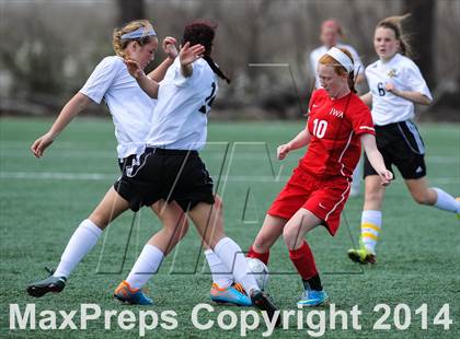 Thumbnail 3 in Incarnate Word Academy vs Fort Zumwalt East (St. Louis Soccer Classic) photogallery.