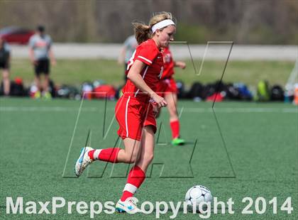 Thumbnail 1 in Incarnate Word Academy vs Fort Zumwalt East (St. Louis Soccer Classic) photogallery.