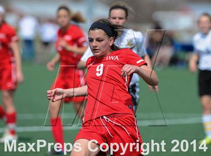 Thumbnail 2 in Incarnate Word Academy vs Fort Zumwalt East (St. Louis Soccer Classic) photogallery.