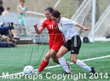 Thumbnail 1 in Incarnate Word Academy vs Fort Zumwalt East (St. Louis Soccer Classic) photogallery.