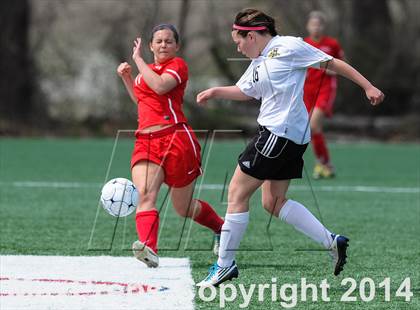 Thumbnail 3 in Incarnate Word Academy vs Fort Zumwalt East (St. Louis Soccer Classic) photogallery.