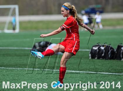 Thumbnail 3 in Incarnate Word Academy vs Fort Zumwalt East (St. Louis Soccer Classic) photogallery.