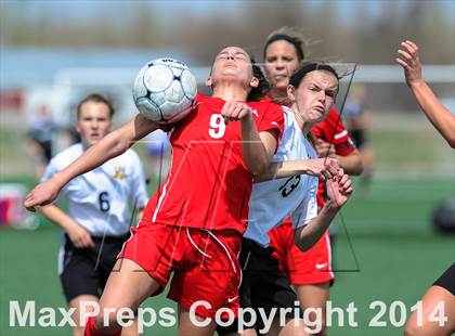 Thumbnail 2 in Incarnate Word Academy vs Fort Zumwalt East (St. Louis Soccer Classic) photogallery.