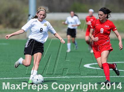 Thumbnail 3 in Incarnate Word Academy vs Fort Zumwalt East (St. Louis Soccer Classic) photogallery.