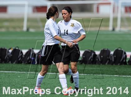 Thumbnail 2 in Incarnate Word Academy vs Fort Zumwalt East (St. Louis Soccer Classic) photogallery.